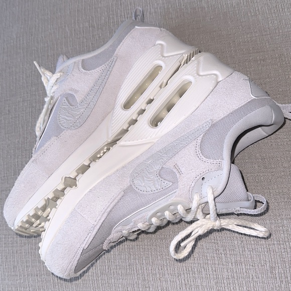 Nike Air Max 90 Futura SE Sneakers in Photon Dust/Sail/Tawny - Picture 3 of 8